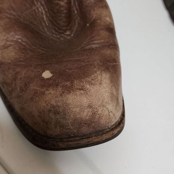 - Ugg Australia Bellevue Brown Leather Shearling Moto Boots Size 10 - Picture 9 of 9